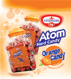 آبنبات چوبی اتم orange