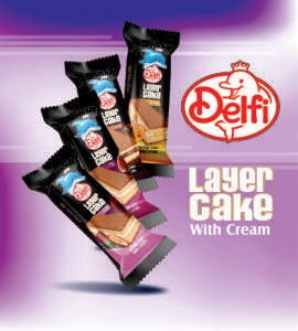 کیک اسفنجی کرمدار